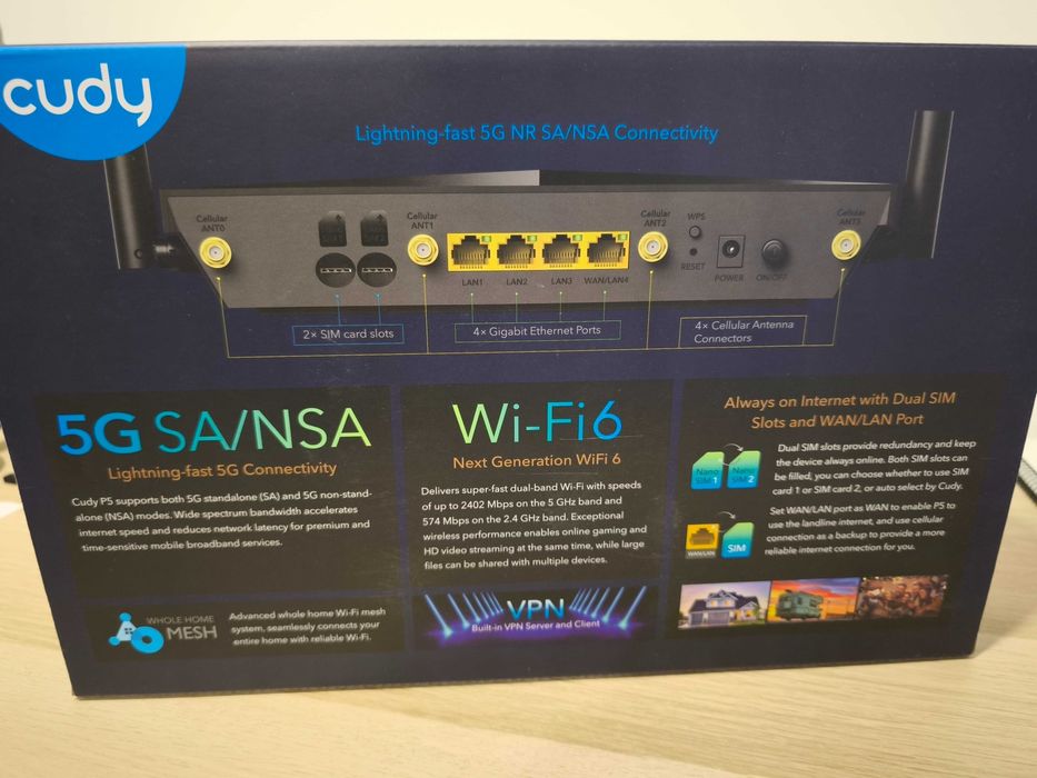 Router Cudy 5G Dual SIM