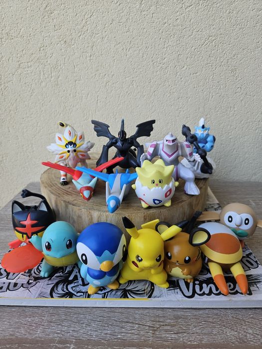 Lote de 14 Figuras Pokémon – Mix Geração Clássica & Moderna