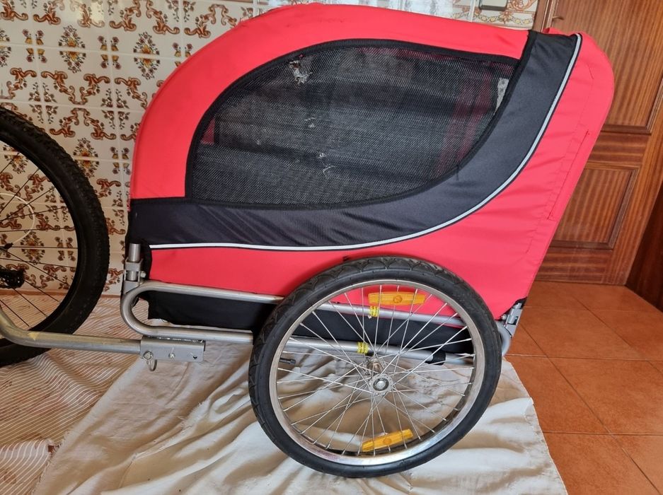 Atrelado com reboque para bicicleta - transporte animais , compras