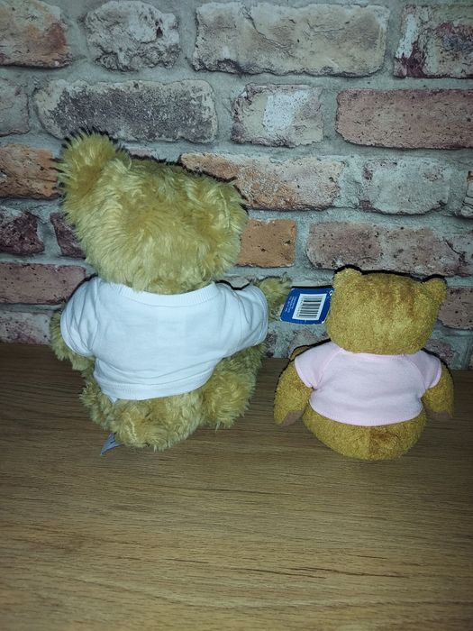Dwie maskotki misie mamy. Na dzień matki