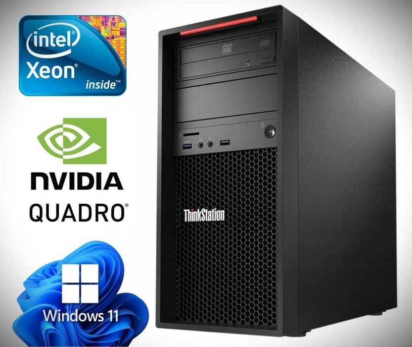 Komputer Lenovo ThinkStation P300 Xenon 16GB 240GB + 1TB - Win11 pro