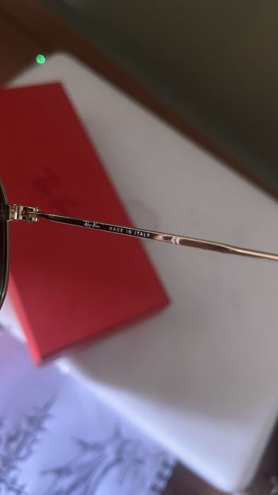 oculos Ray Ban 51021 dourados