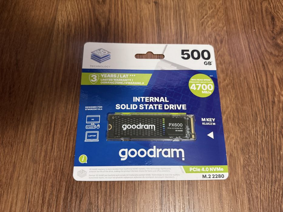 Dysk SSD NVMe Goodram PX600 500GB