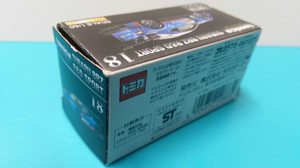 Subaru BRZ R&D sport #61 - Miniatura escala 1/60 Tomica Premium ref18