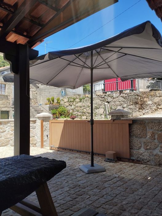 Chapéu de Sol para Jardim Base com Rodas