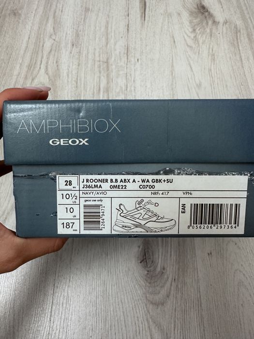 Теплые ботинки geox amphibios размер 27
