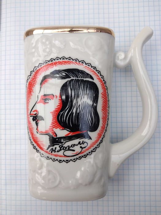 Фарфор МХПШ им.Н.В.Гоголя поилка бюветница.СССР 60-е