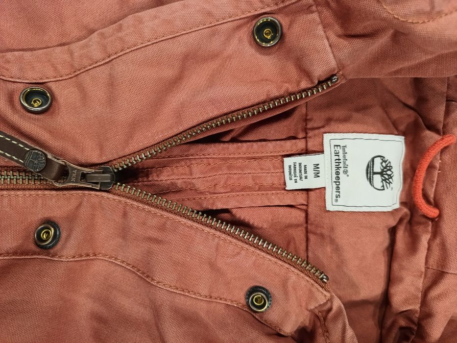 Kurtka parka damska Timberland roz. M bordowa wiosenna