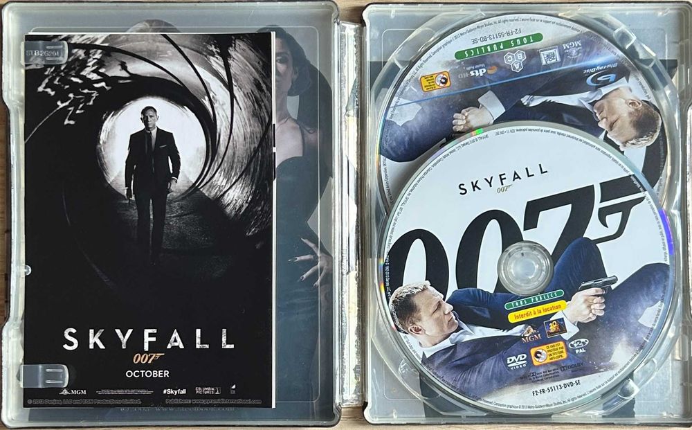 007 James Bond - Skyfall - edição limitada - DVD + Blu-ray disc - 2012