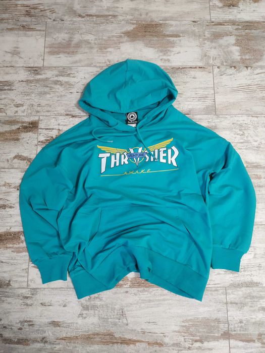 Продам худі Thrasher Ventura mint dark blue sk8 Y2K rap