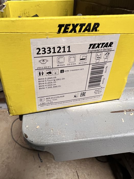 Discos e travoes Textar Novos