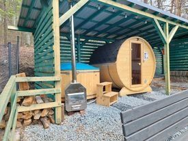 Dom w lesie na wynajem sauna | balia  – 16 osób – Sobótka /Ślęża