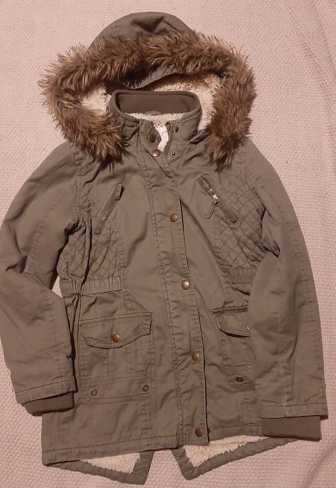 Kurtka parka lekka Nutmeg roz. 140-146