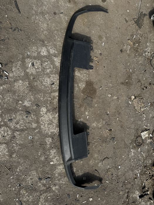 Спойлер юбка заднего бампера Audi A6 C7