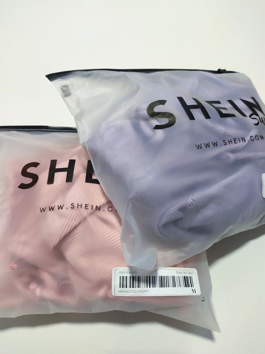 Новий купальник р.М  Shein, 38 р. ліловий, пудровий, рожевий бузковий,