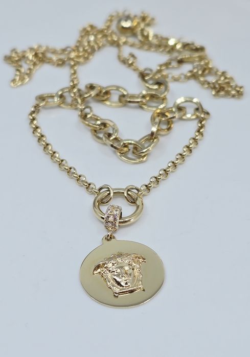 Złoty naszyjnik łańcuszek próba 585 14k