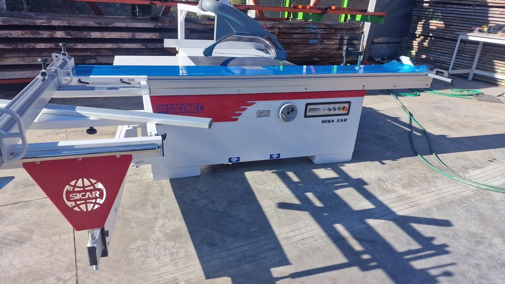 Esquadrejadora sega 350 carro 3200 motor 7.5cv nova