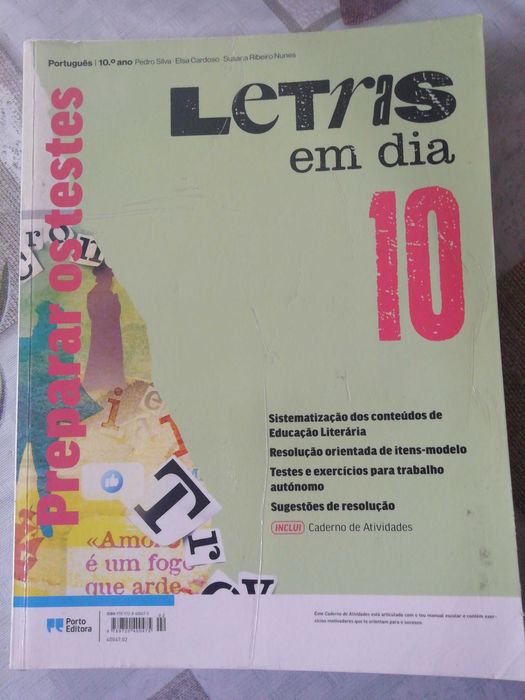 Caderno de Atividades Português Letras em dia 10