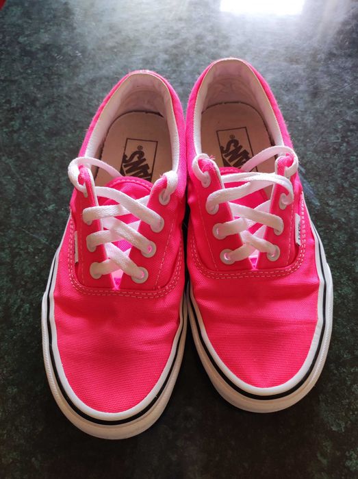 Trampki VANS różowe neonowe 36