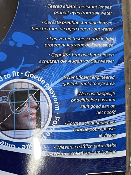 Kit de Snorkeling Adulto SportX - Máscara Vidro Temperado + Tubo