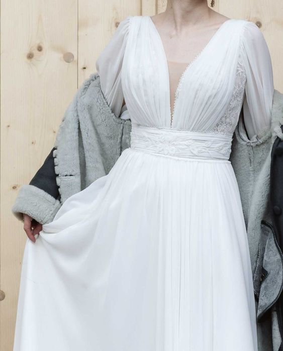 Subtelna suknia ślubna