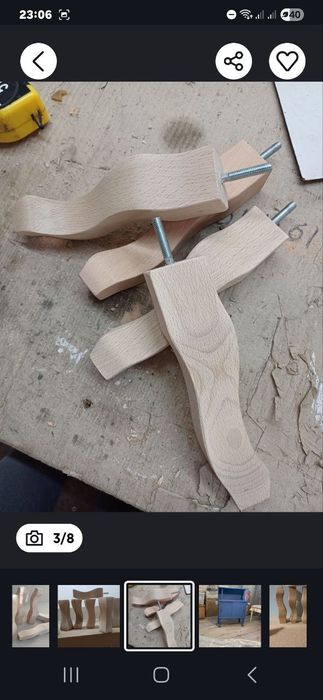 Ножки мебельные- ніжи для меблів деревяні