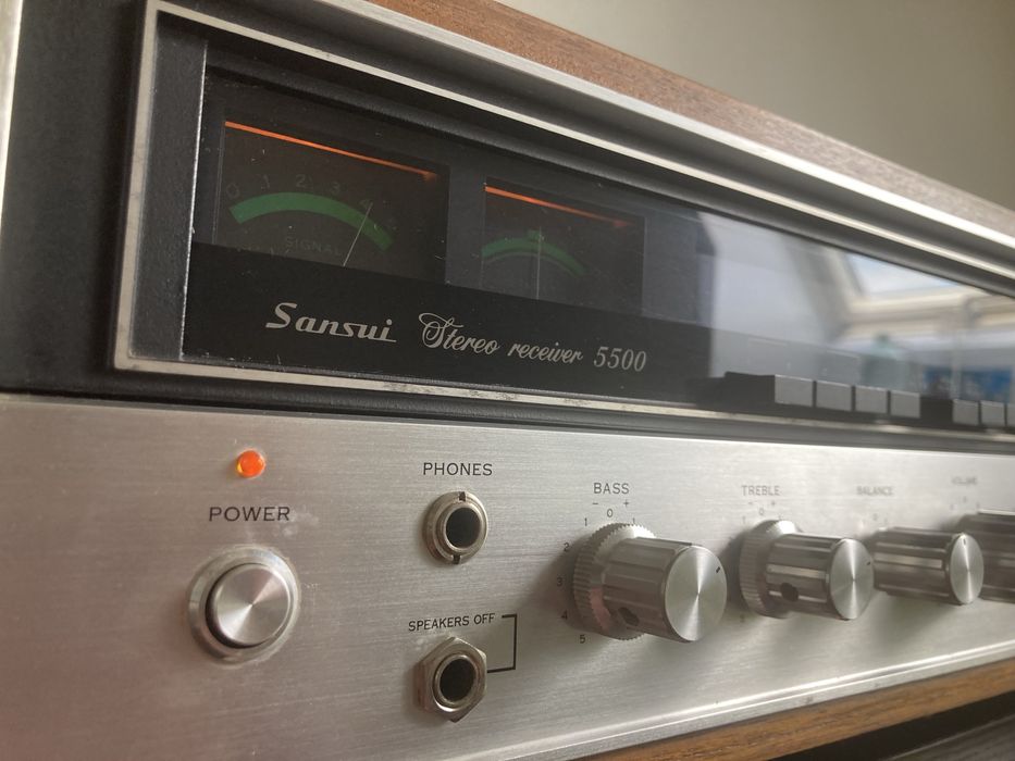 Sansui 5500 amplituner po serwisie
