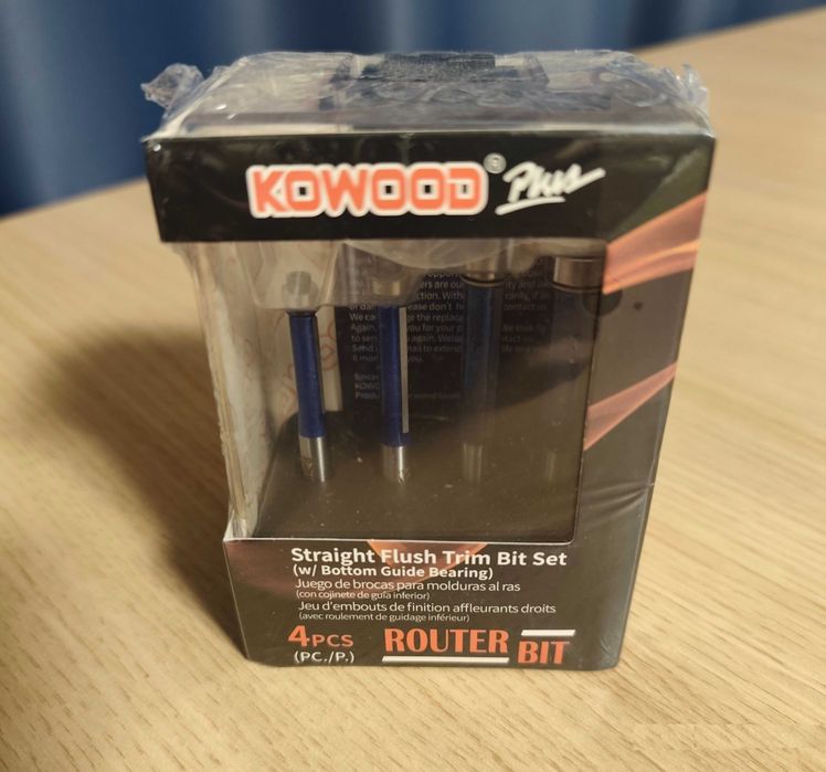 Набір кінцевих фрез по дереву KOWOOD
