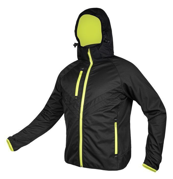 Kurtka Mix&Match Softshell, Czarno-Żółta, Rozmiar L