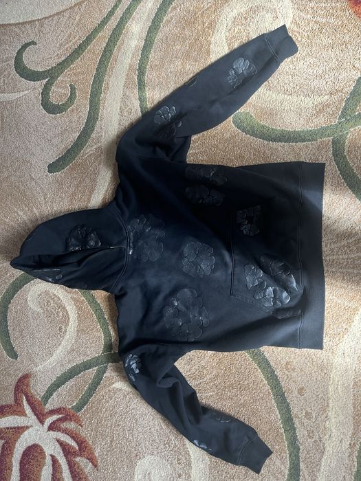 Чорне худі Denim Tears, розмір S