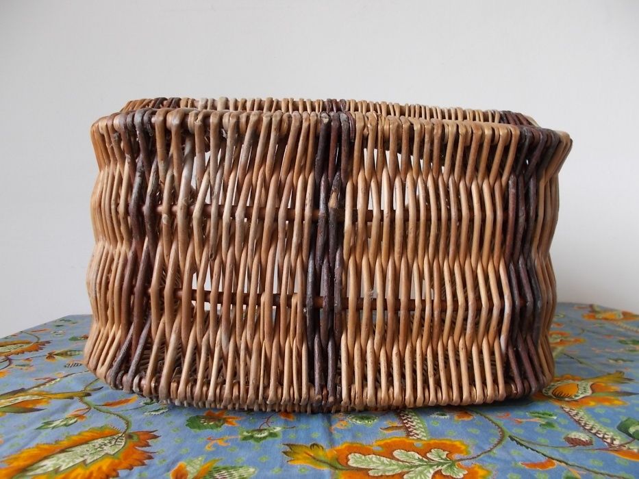 Cesto Grande Cesta Cabaz Vime Verga Artesanal Vintage - vários preços