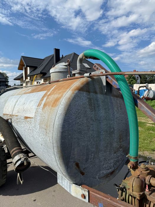Beczkowóz Holz 3000l beczka szambowóz zachodni