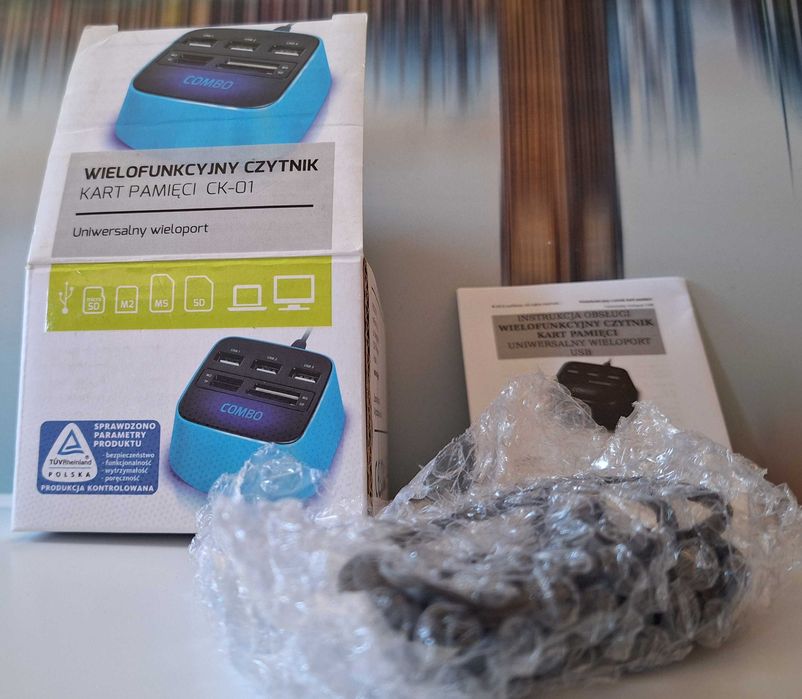 HUB USB ROZGAŁĘŹNIK czytnik kart micro SD SSD HDD USB GB mp3 bluetooth