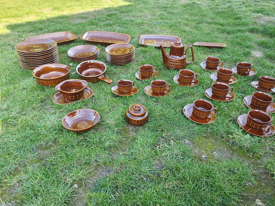 Zestaw Porcelit Pruszków kratka