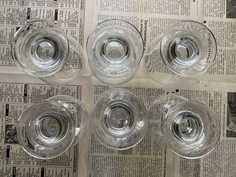 Набір келихів рюмок для коньяку (бренді) Rose