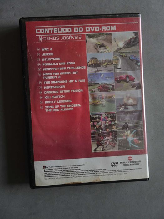 Jogo Playstation 2 Demo Especial Carros - 12 demos jogáveis