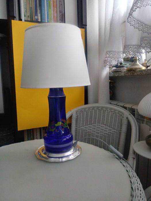 Lampy stołowe, szkło i ceramika + metal (darmowa wysyłka)