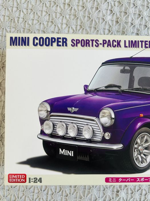 Samochód Mini Cooper model do sklejenia Hasegawa 20814