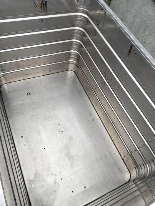 Wózek transportowy  do masarni aluminiowy magazynowy