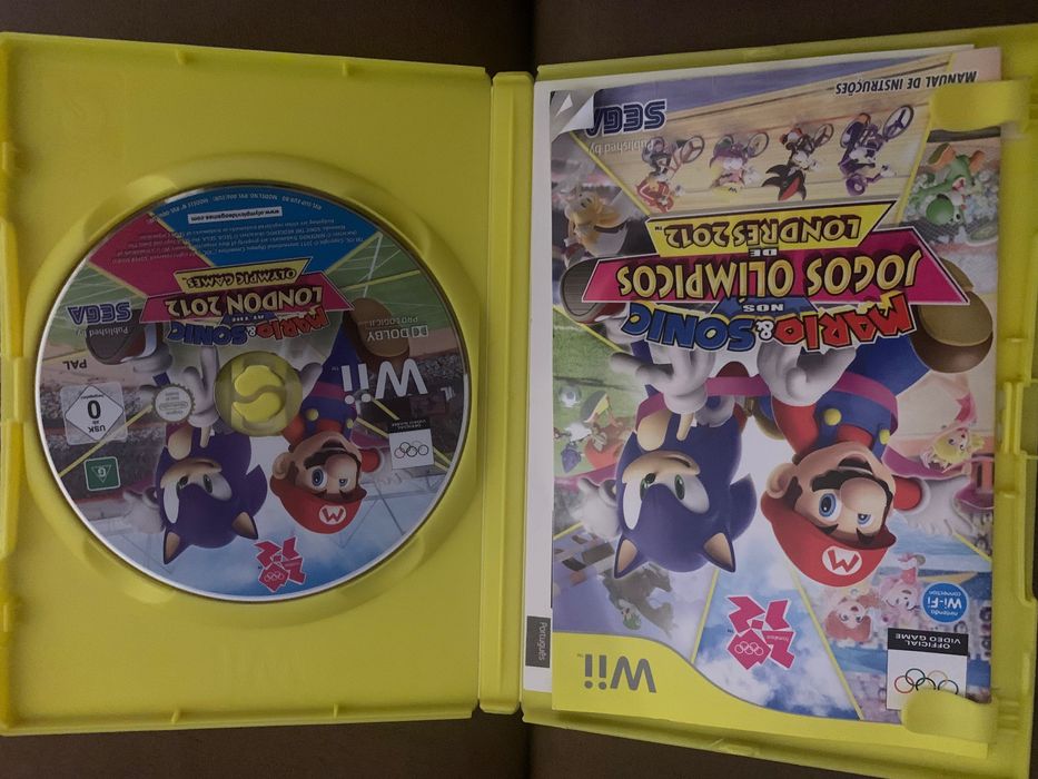 Jogo Wii Mário e sonic jogos olímpicos
