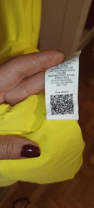 Żółta sukienka damska z falbanami kolekcja wiosna-lato