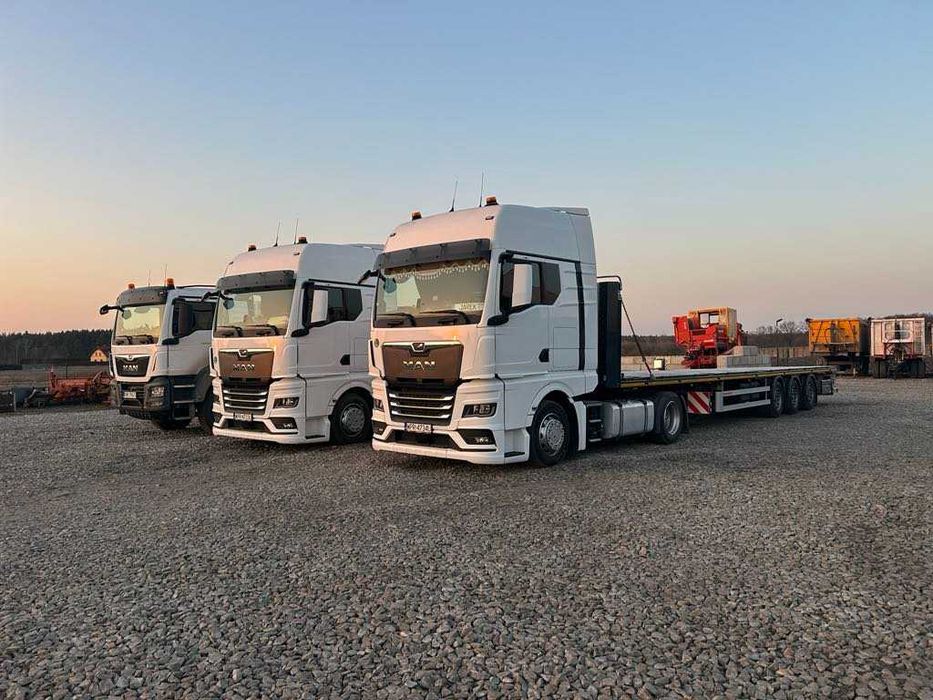Usługi Transportowe Plandeka z WINDĄ, platforma burtowa, wywrotki,