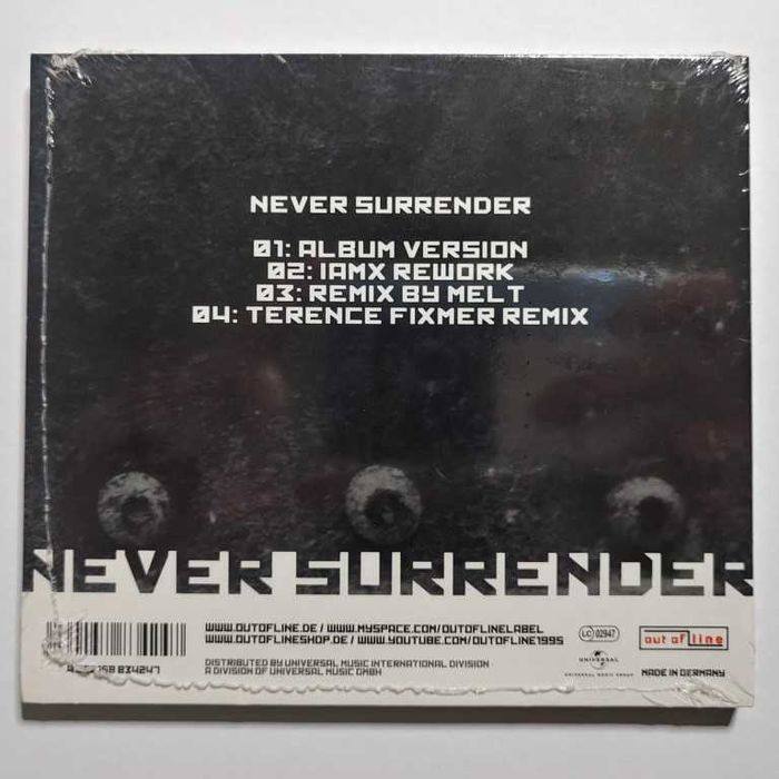 Combichrist- Never Surrender -plyta CD