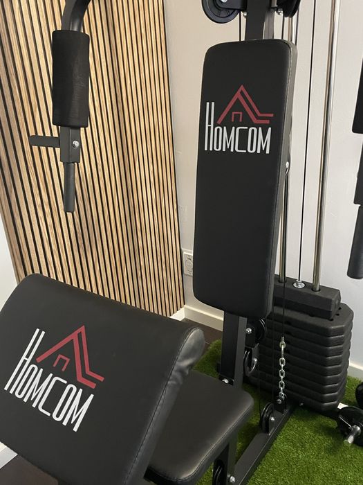 Máquina de Musculação Multifunções HOMCOM A91-177 - Como Nova