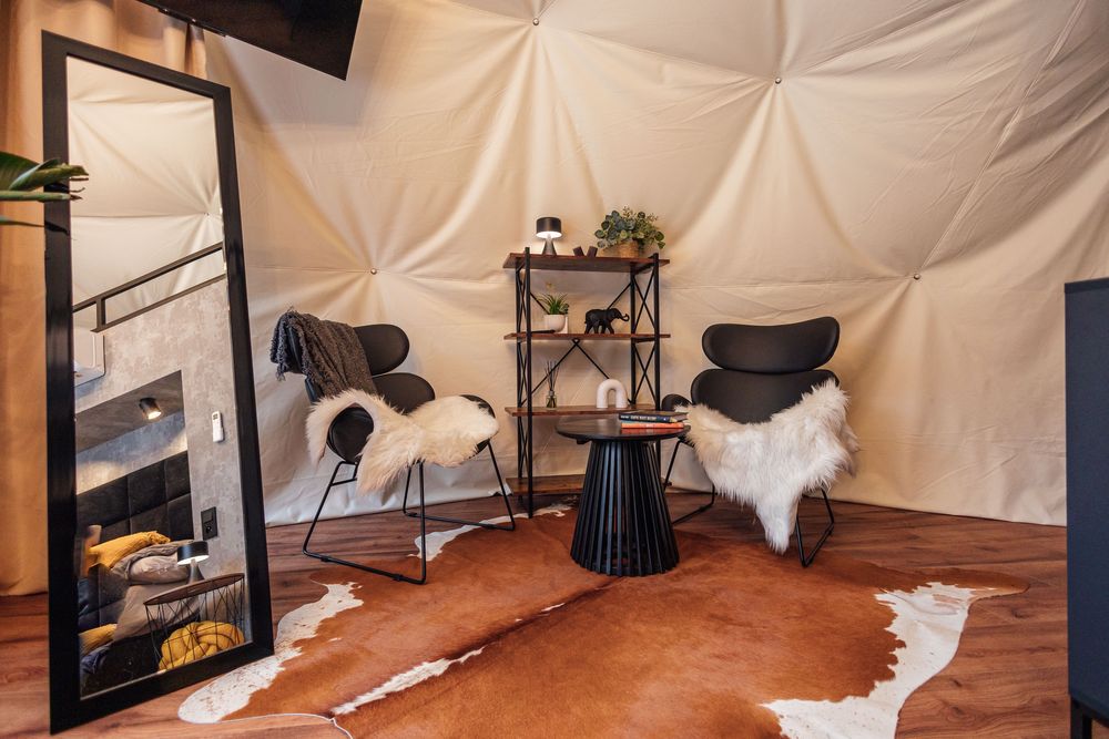 Domek na wynajem Glamping Igloo Sauna Sesje zdjęciowe od 10-12.2.