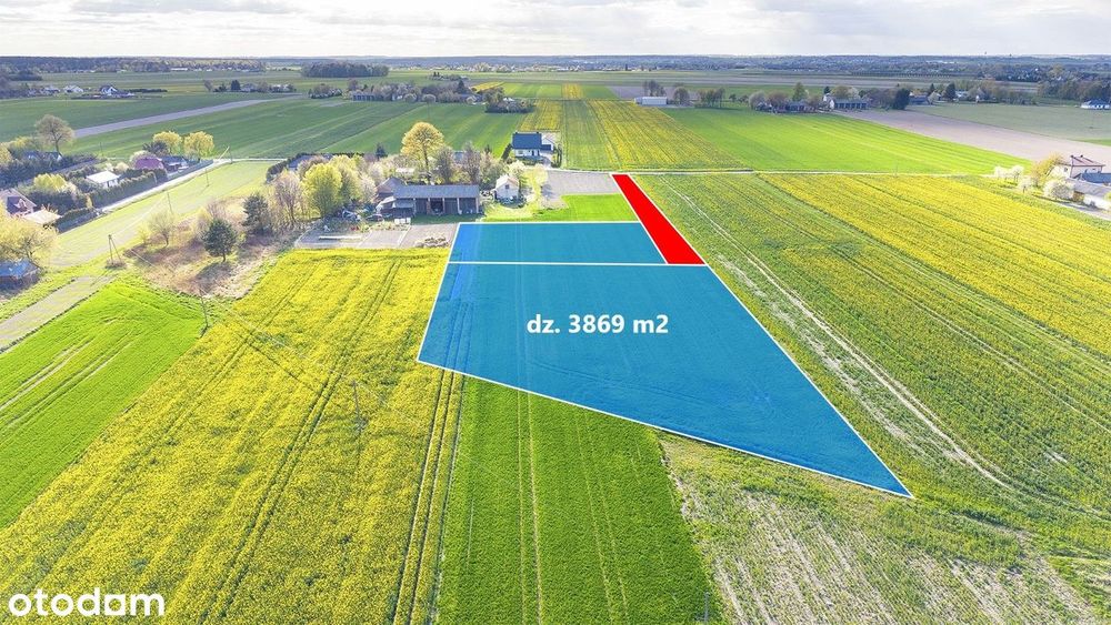 Działka budowlano-rolna, 38,6 ar, Las Osmolicki