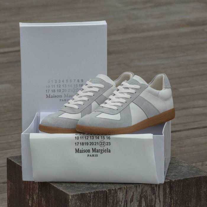 Кожаные кроссовки Maison Margiela Replica шкіряні кеди Мейсон Марджела