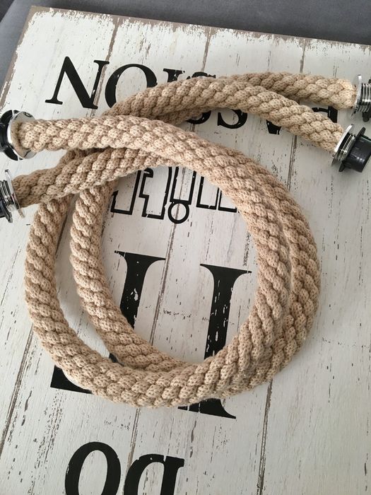 Liny do Obag plecione bezowe