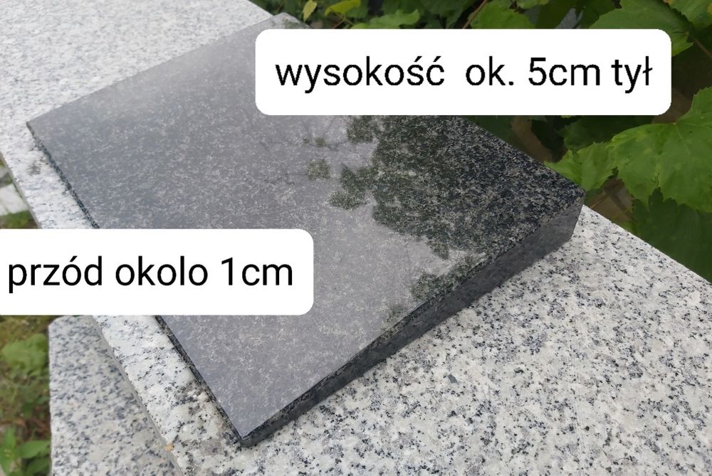 Poduszka granitowa z napisami , impala.