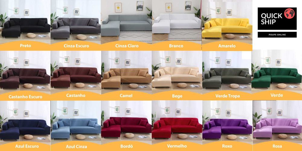 CAPAS DE SOFÁ - Liquidação Total